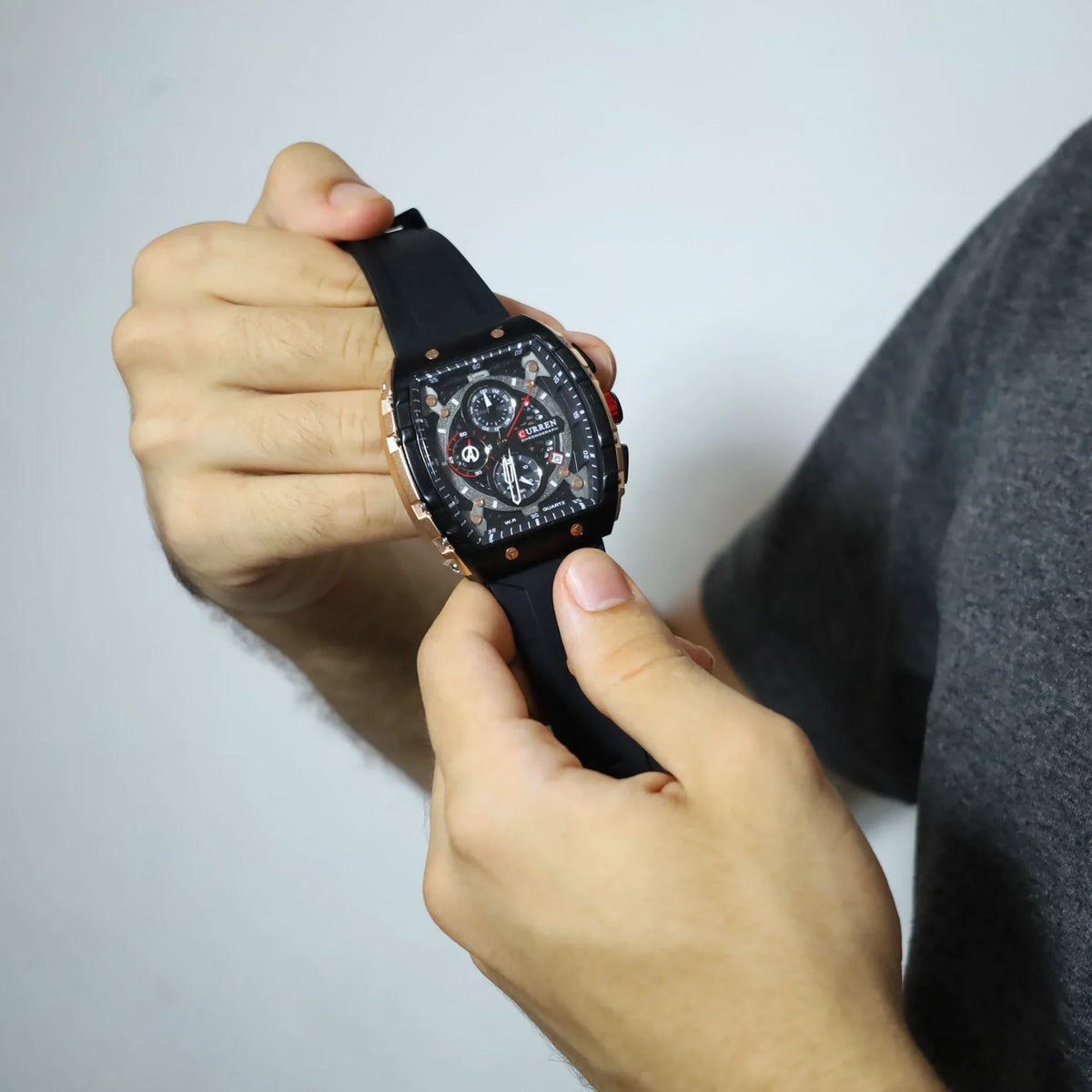 Relógio Curren Regent Black Masculino