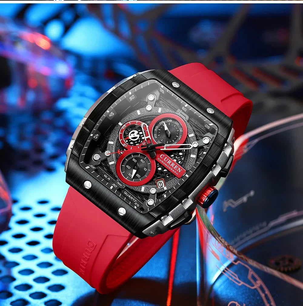 Relógio Curren Regent Red Masculino