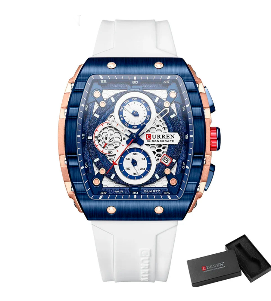 Relógio Curren Regent White Masculino